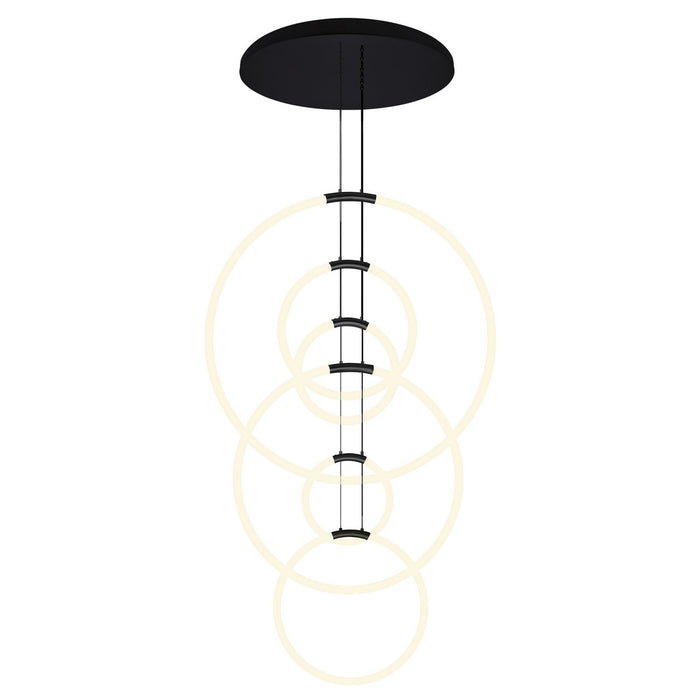 CWI Lighting 1273P35-6-101-R Hoops LED Chandelier Black.jpg