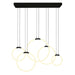 CWI Lighting 1273P44-5-101-RC Hoops LED Chandelier Black.jpg