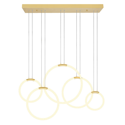 CWI Lighting 1273P44-5-602-RC Hoops LED Chandelier Satin Gold.jpg