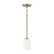 Capital Lighting 348812AD-542 Lawson One Light Pendant, Aged Brass Main Image.jpg