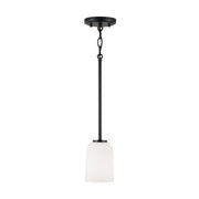 Capital Lighting 348812MB-542 Lawson One Light Pendant, Matte Black Main Image.jpg
