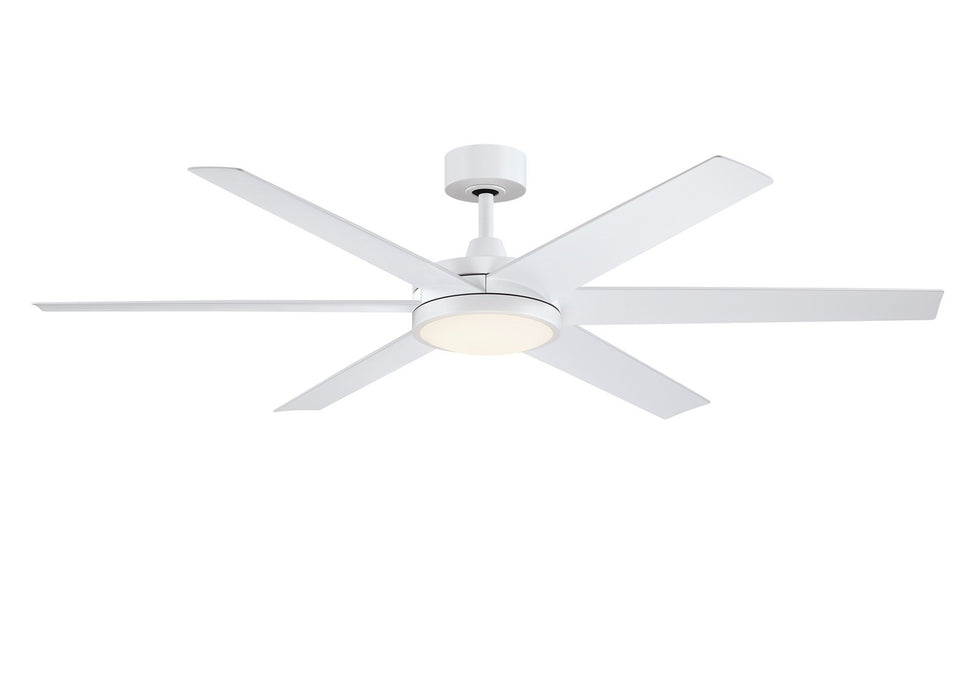 Fanimation FPD6605MW Brawn 64" Ceiling Fan Matte White Main Image.jpg