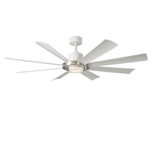 Modern Forms Fans FR-W2303-60L-BN/MW 60"Ceiling Fan, Brushed Nickel/Matte White