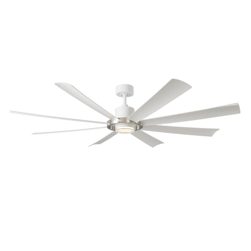 Modern Forms Fans FR-W2303-72L-BN/MW 72"Ceiling Fan, Brushed Nickel/Matte White