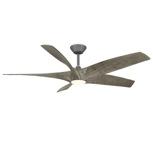 Modern Forms Fans FR-W2401-62L-GH/WW 62"Ceiling Fan, Graphite/Weathered Wood