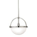 Hudson Valley 3312-PN Stratford One Light Pendant, Polished Nickel Main Image.jpg