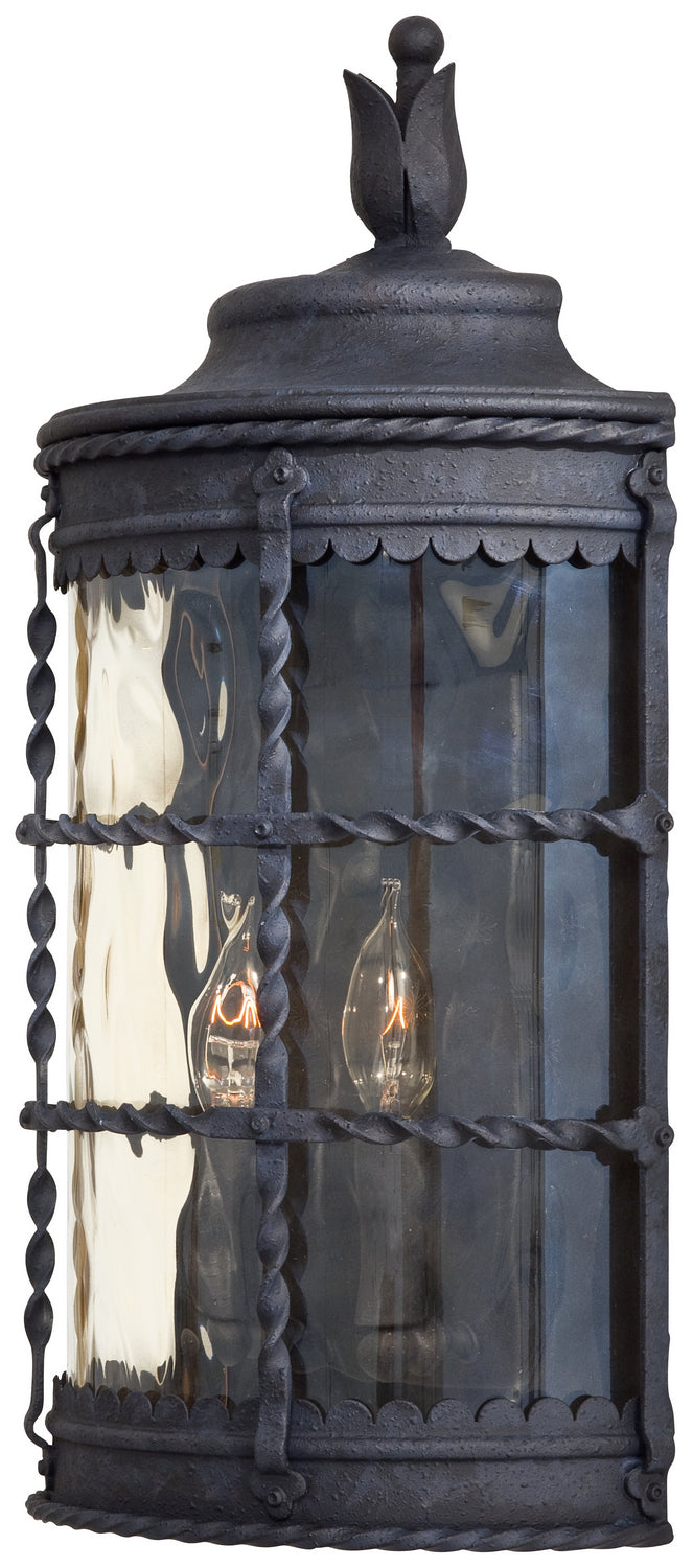 Minka-Lavery 8887-A39 Mallorca Two Light Pocket Lantern, Spanish Iron Main Image.jpg