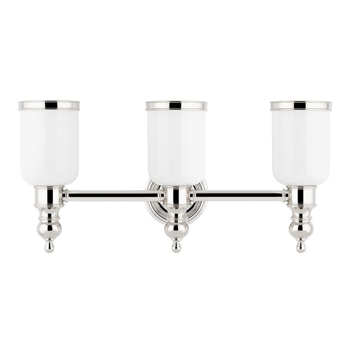 Hudson Valley 6303-PN Chatham Three Light Bath Bracket, Polished Nickel Main Image.jpg