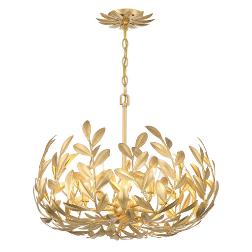 Crystorama 566-GA Broche Five Light Chandelier Antique Gold Main Image.jpg