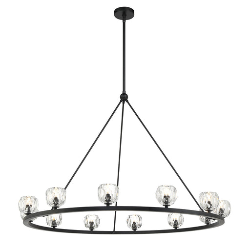 Crystorama ARA-10266-MK Aragon LED Chandelier Matte Black Main Image.jpg