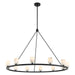 Crystorama ARA-10266-MK-ST Aragon LED Chandelier Matte Black Main Image.jpg
