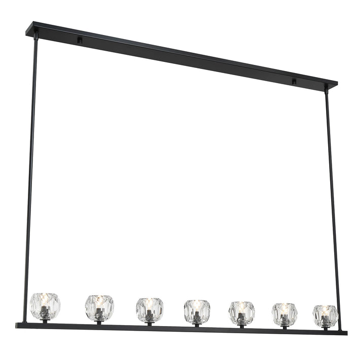 Crystorama ARA-10267-MK Aragon LED Chandelier Matte Black Main Image.jpg