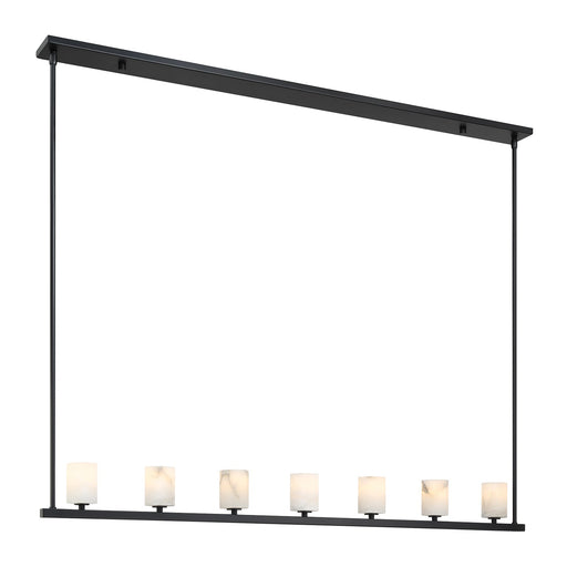 Crystorama ARA-10267-MK-ST Aragon LED Chandelier Matte Black Main Image.jpg