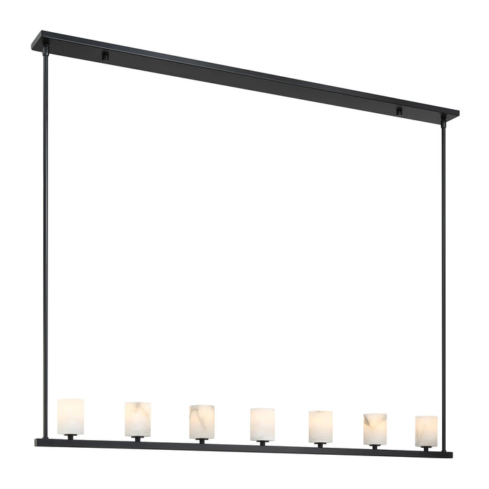 Crystorama ARA-10267-MK-ST Aragon LED Chandelier Matte Black Main Image.jpg