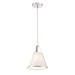 Crystorama FUL-900-PN Fulton One Light Pendant Polished Nickel Main Image.jpg