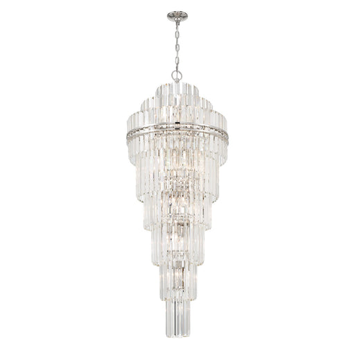 Crystorama HAY-1419-PN Hayes 31 Light Chandelier Polished Nickel Main Image.jpg