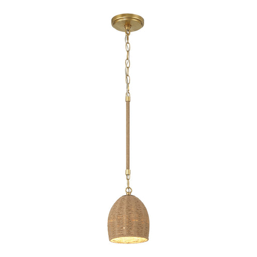 Crystorama JAC-10502-SG Jace LED Mini Pendant Soft Gold Main Image.jpg