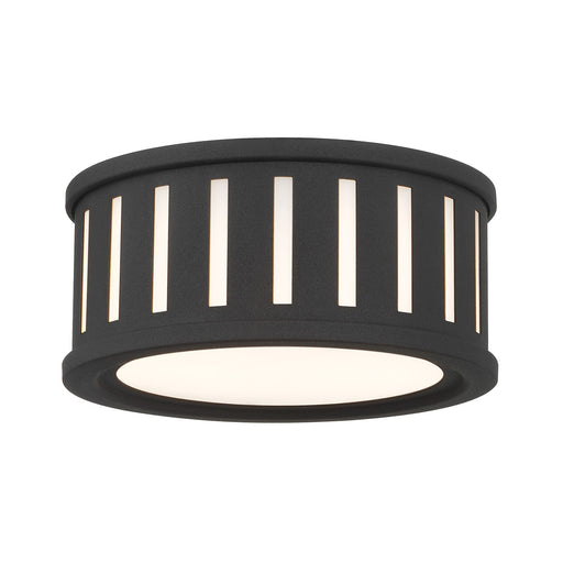 Crystorama KEN-2200-BF Kendal Two Light Flush Mount Black Forged Main Image.jpg