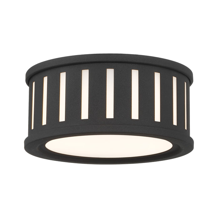 Crystorama KEN-2200-BF Kendal Two Light Flush Mount Black Forged Main Image.jpg