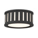Crystorama KEN-2200-BF Kendal Two Light Flush Mount Black Forged Main Image.jpg