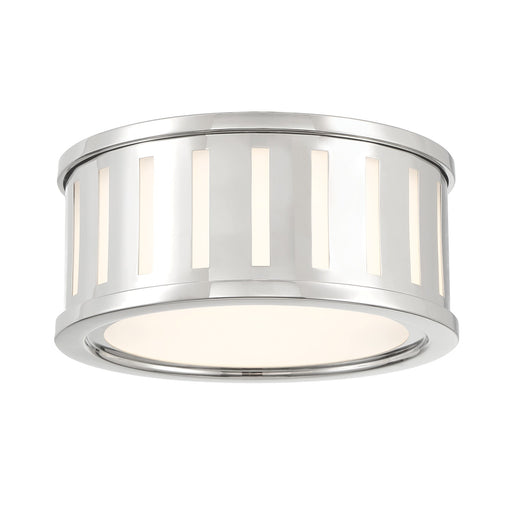 Crystorama KEN-2200-PN Kendal Two Light Flush Mount Polished Nickel Main Image.jpg