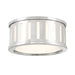 Crystorama KEN-2200-PN Kendal Two Light Flush Mount Polished Nickel Main Image.jpg