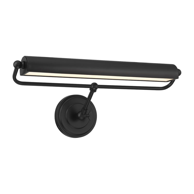 Crystorama MLR-202-MK Miller LED Wall Sconce Matte Black Main Image.jpg