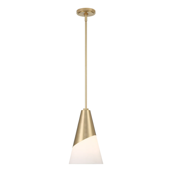 Crystorama TOR-901-VG Tori One Light Pendant Vibrant Gold Main Image.jpg