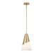 Crystorama TOR-901-VG Tori One Light Pendant Vibrant Gold Main Image.jpg