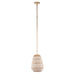 Crystorama ZAN-9011-SG Zanzibar One Light Pendant Soft Gold Main Image.jpg