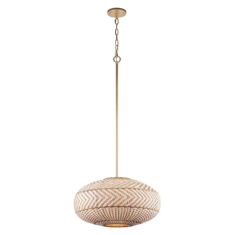 Crystorama ZAN-9014-SG Zanzibar Four Light Pendant Soft Gold Main Image.jpg