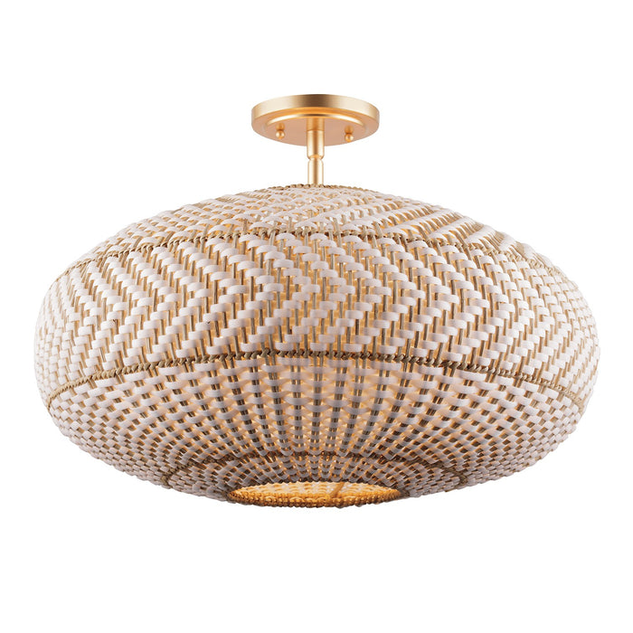 Crystorama ZAN-9014-SG_CEILING Zanzibar Four Light Flush Mount Soft Gold Main Image.jpg