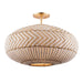 Crystorama ZAN-9014-SG_CEILING Zanzibar Four Light Flush Mount Soft Gold Main Image.jpg