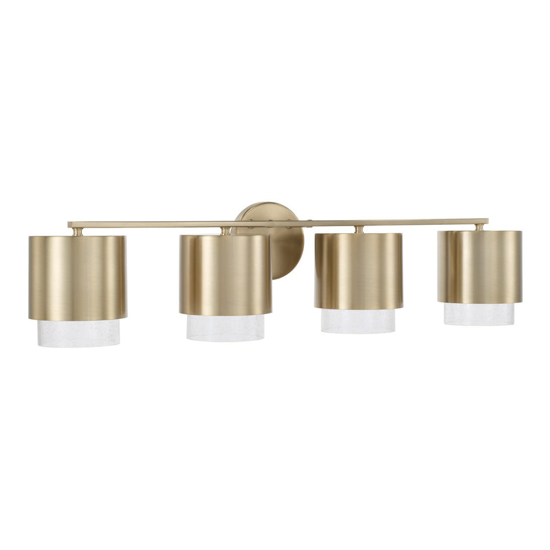 Capital Lighting 153041MA-549 Weller Four Light Vanity, Matte Brass Main Image.jpg