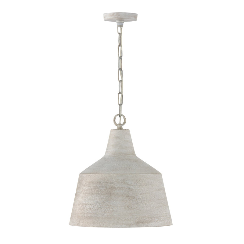 Capital Lighting 335311SC Quarry One Light Pendant, Stucco Main Image.jpg