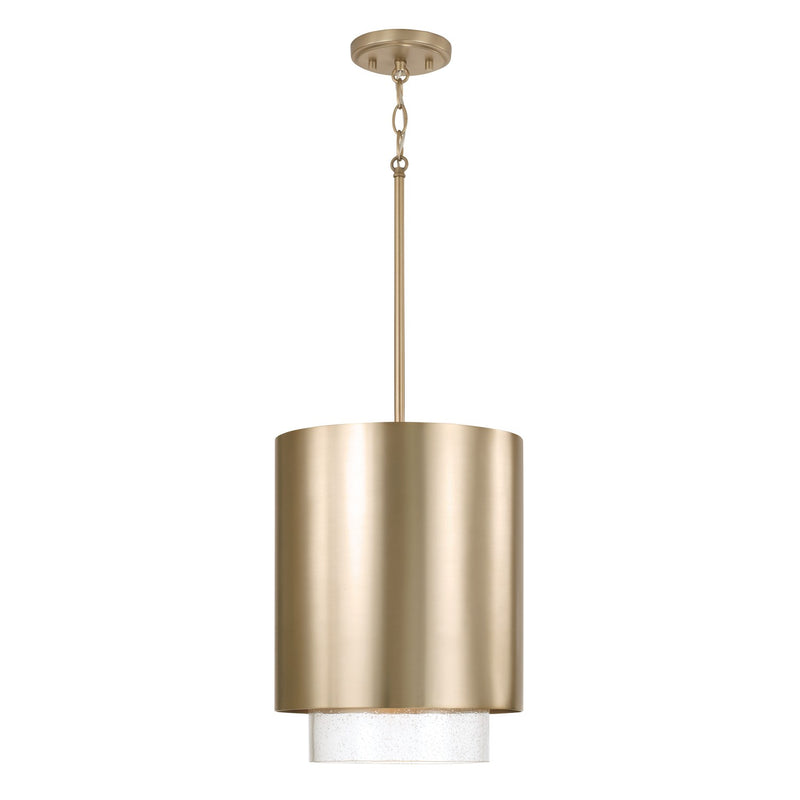 Capital Lighting 353011MA Weller One Light Pendant, Matte Brass Main Image.jpg