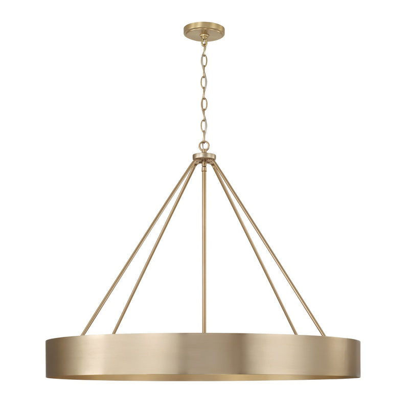 Capital Lighting 453061MA Weller Six Light Chandelier, Matte Brass Main Image.jpg