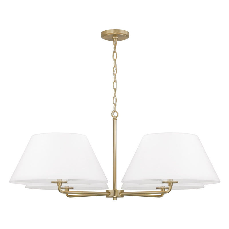 Capital Lighting 453241MA Parson Four Light Chandelier, Matte Brass Main Image.jpg