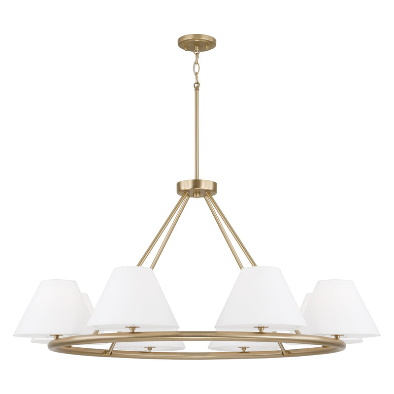 Capital Lighting 453281MA Parson Eight Light Chandelier, Matte Brass Main Image.jpg