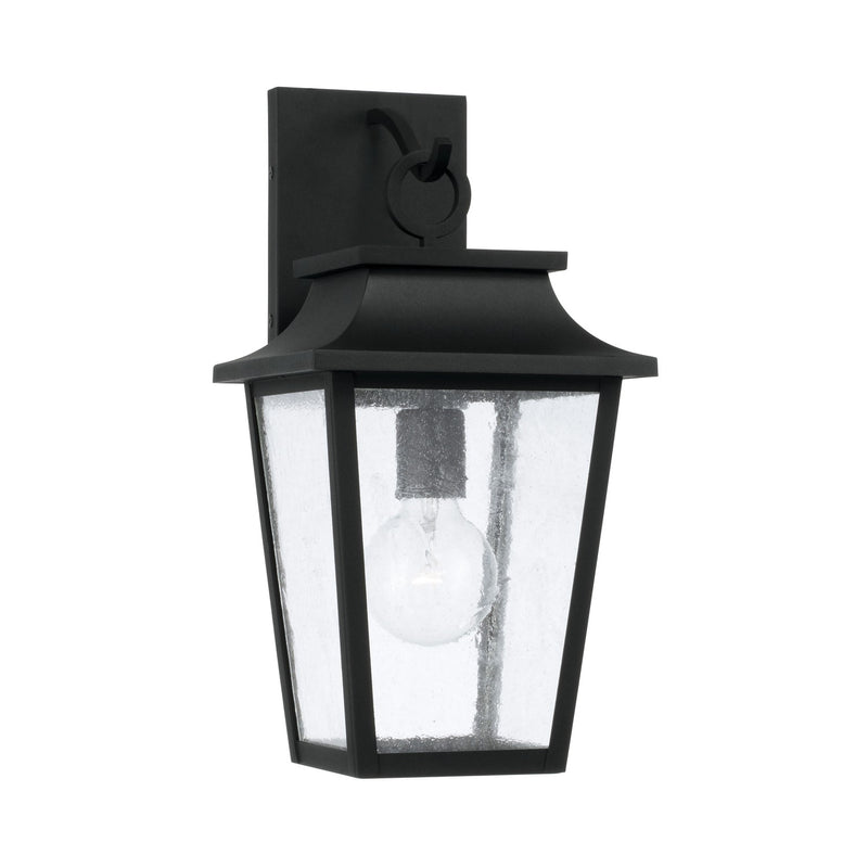 Capital Lighting 953311BK Chandler One Light Outdoor Wall Lantern, Black Main Image.jpg