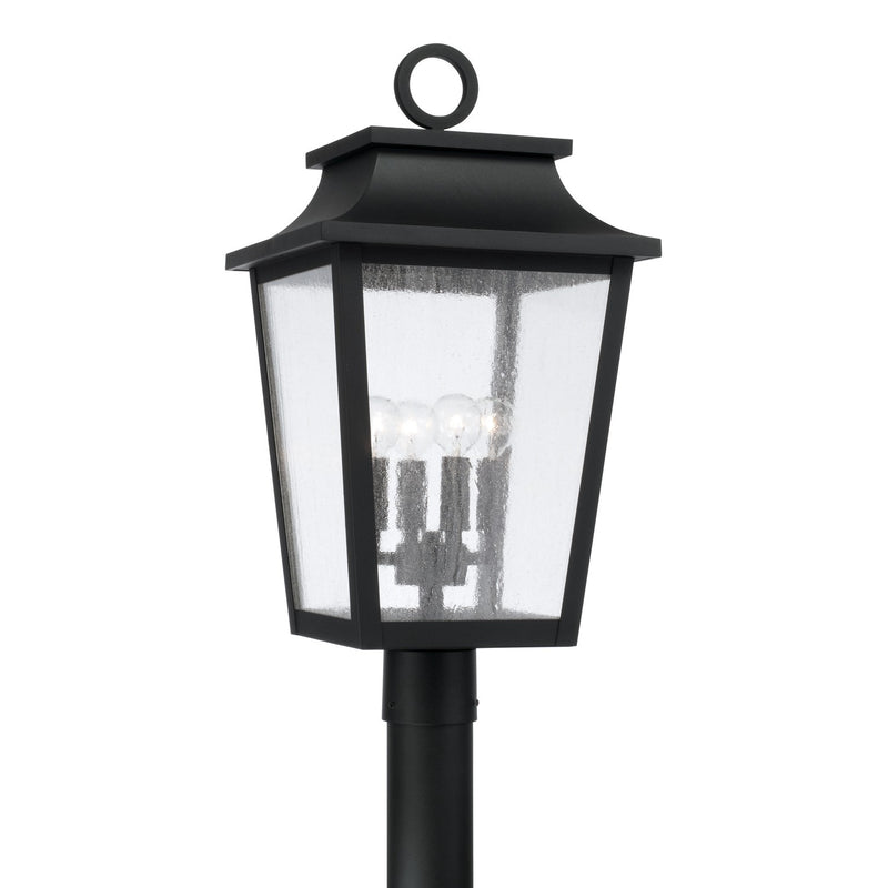 Capital Lighting 953345BK Chandler Four Light Outdoor Post Lantern, Black Main Image.jpg