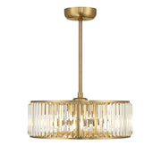 Savoy House 23-FD-245-322 LED Fan D'Lier, Warm Brass
