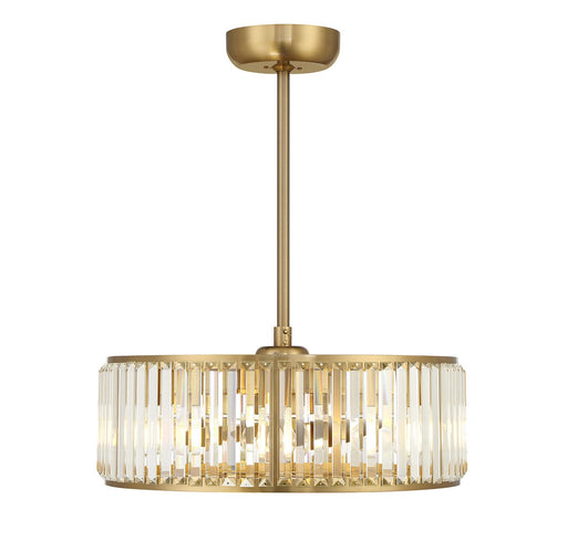 Savoy House 23-FD-245-322 LED Fan D'Lier, Warm Brass