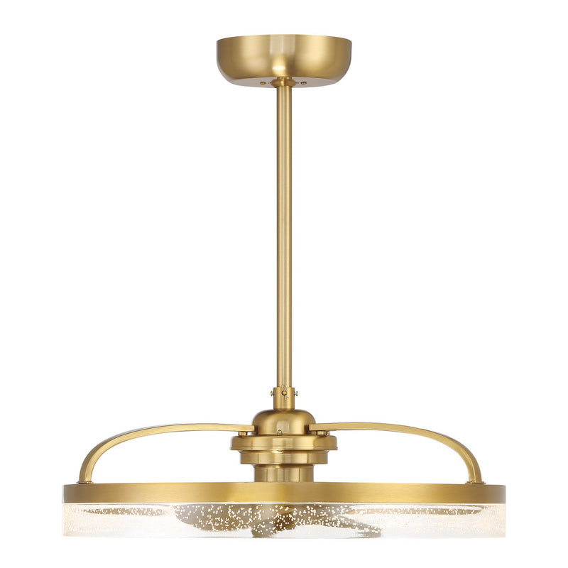 Savoy House 24-FD-845-322 LED Fan D'Lier, Warm Brass