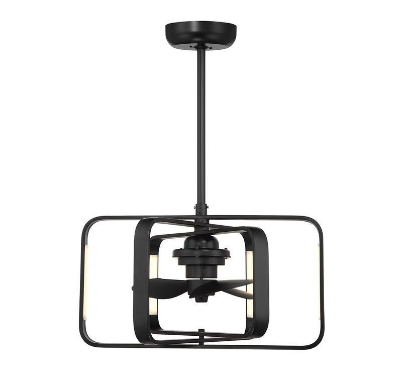 Savoy House 24-FD-955-89 LED Fan D'Lier, Matte Black