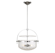 Savoy House 6-4723-4-11 Four Light Convertible Semi-Flush/Pendant, Polished Chrome