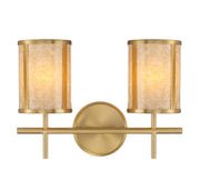 Savoy House 8-2055-2-322 Two Light Bathroom Vanity, Warm Brass
