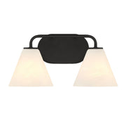 Savoy House 8-2988-2-BK Two Light Bathroom Vanity, Matte Black