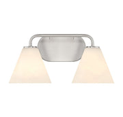Savoy House 8-2988-2-SN Two Light Bathroom Vanity, Satin Nickel
