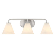 Savoy House 8-2988-3-SN Three Light Bathroom Vanity, Satin Nickel